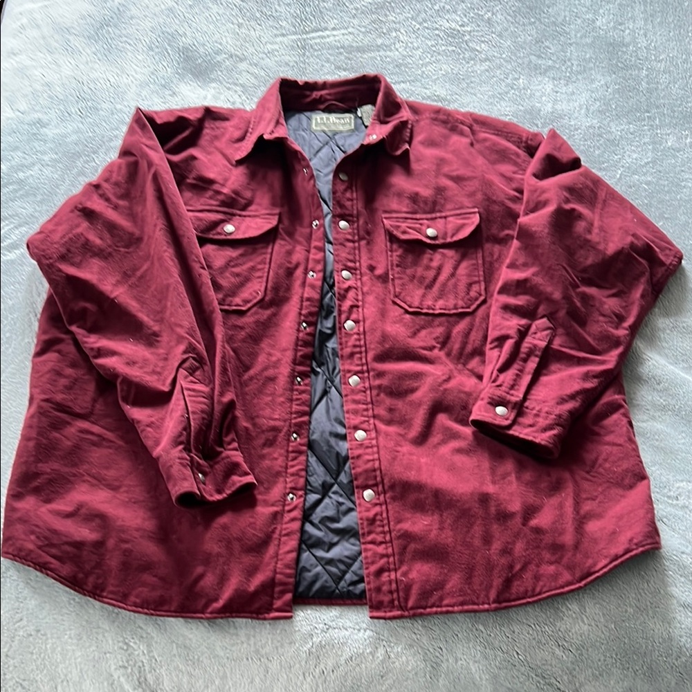 Vintage LL Bean Quilted Shirt or Jacket